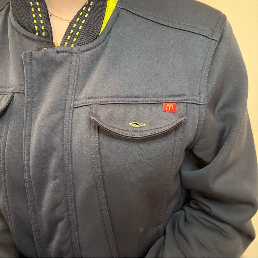 Grey McDonalds Jacket with Yellow Accents - Picture 2 of 7